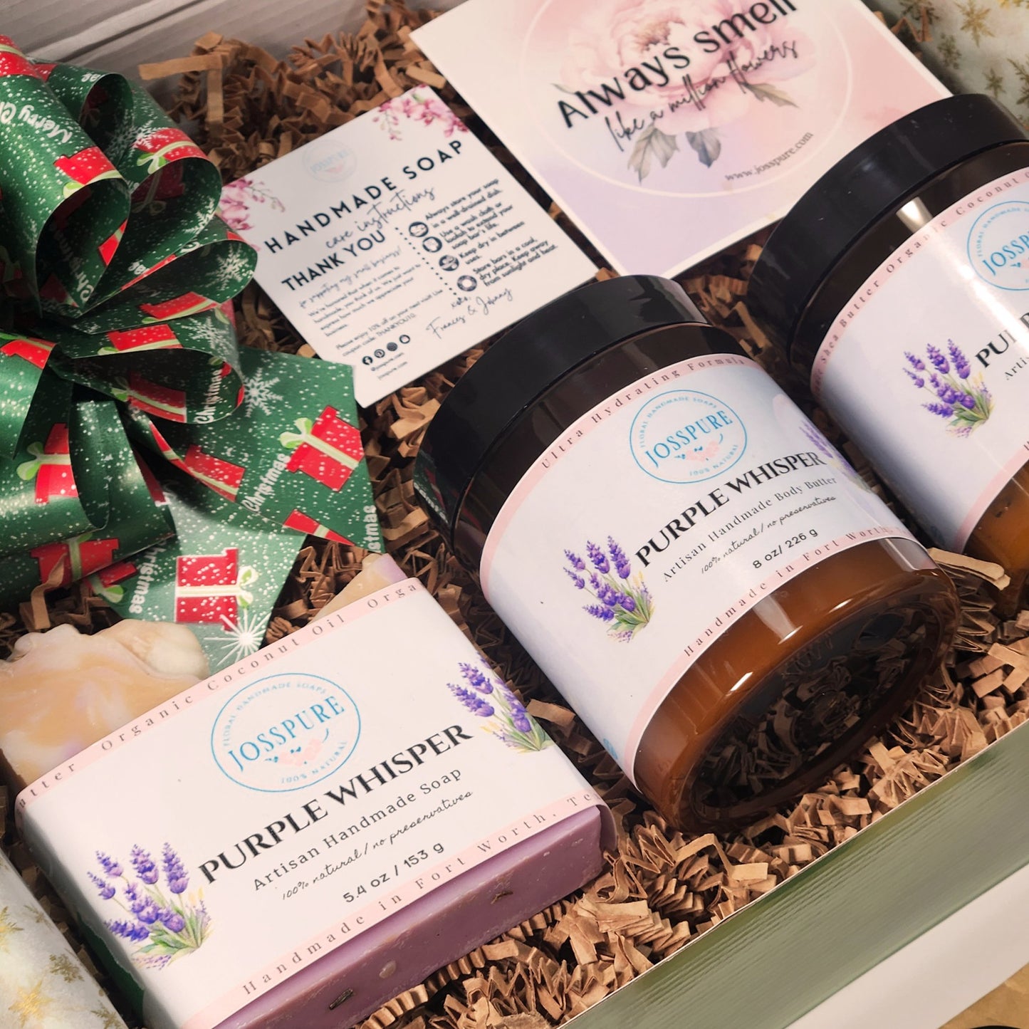 true lavender handmade holiday gift set in fort worth texas