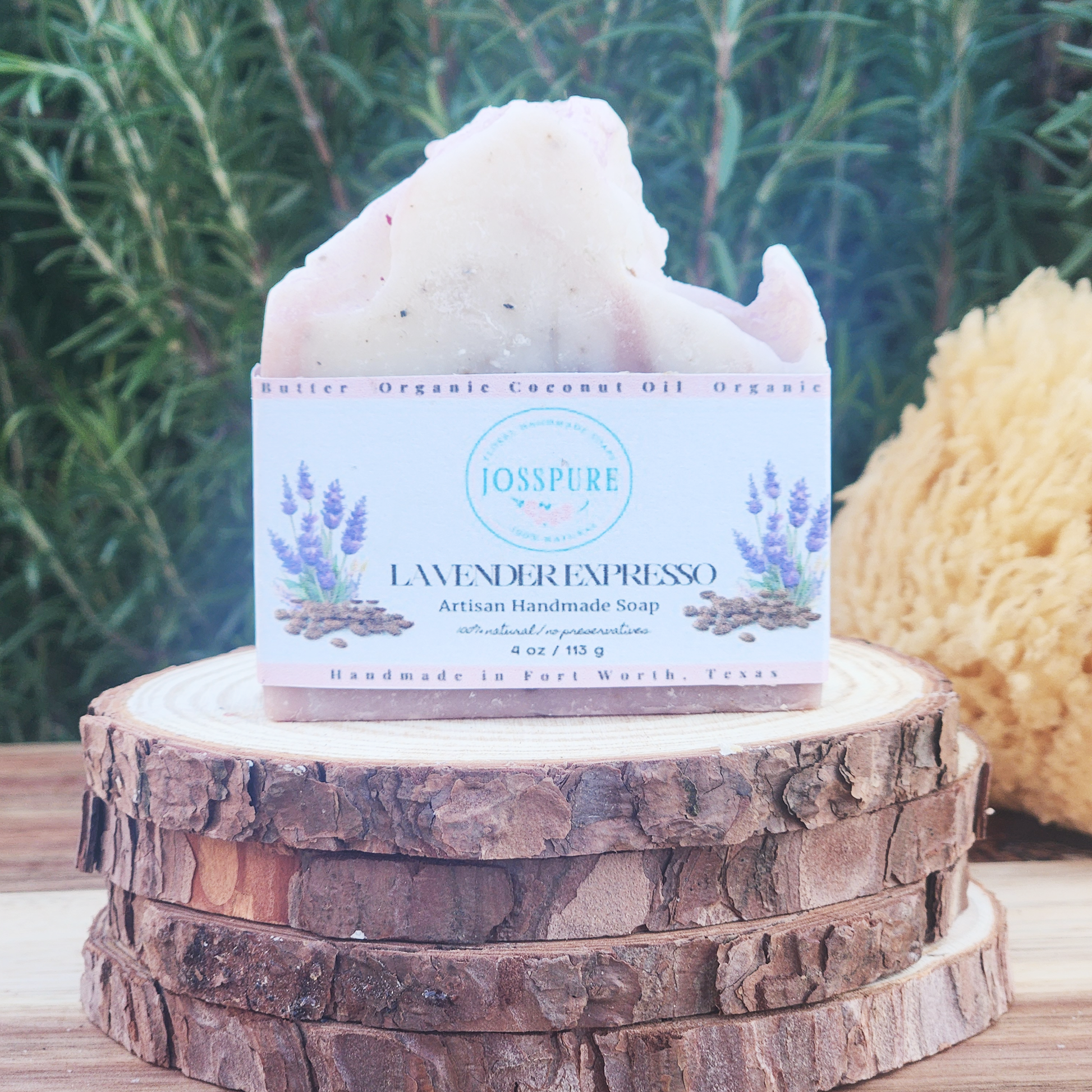 lavender coffee artisan soap