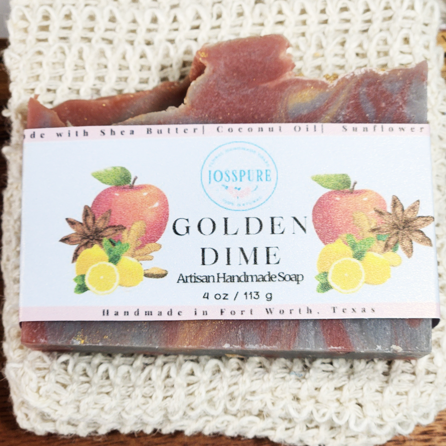 lavender lemon fall soap bar