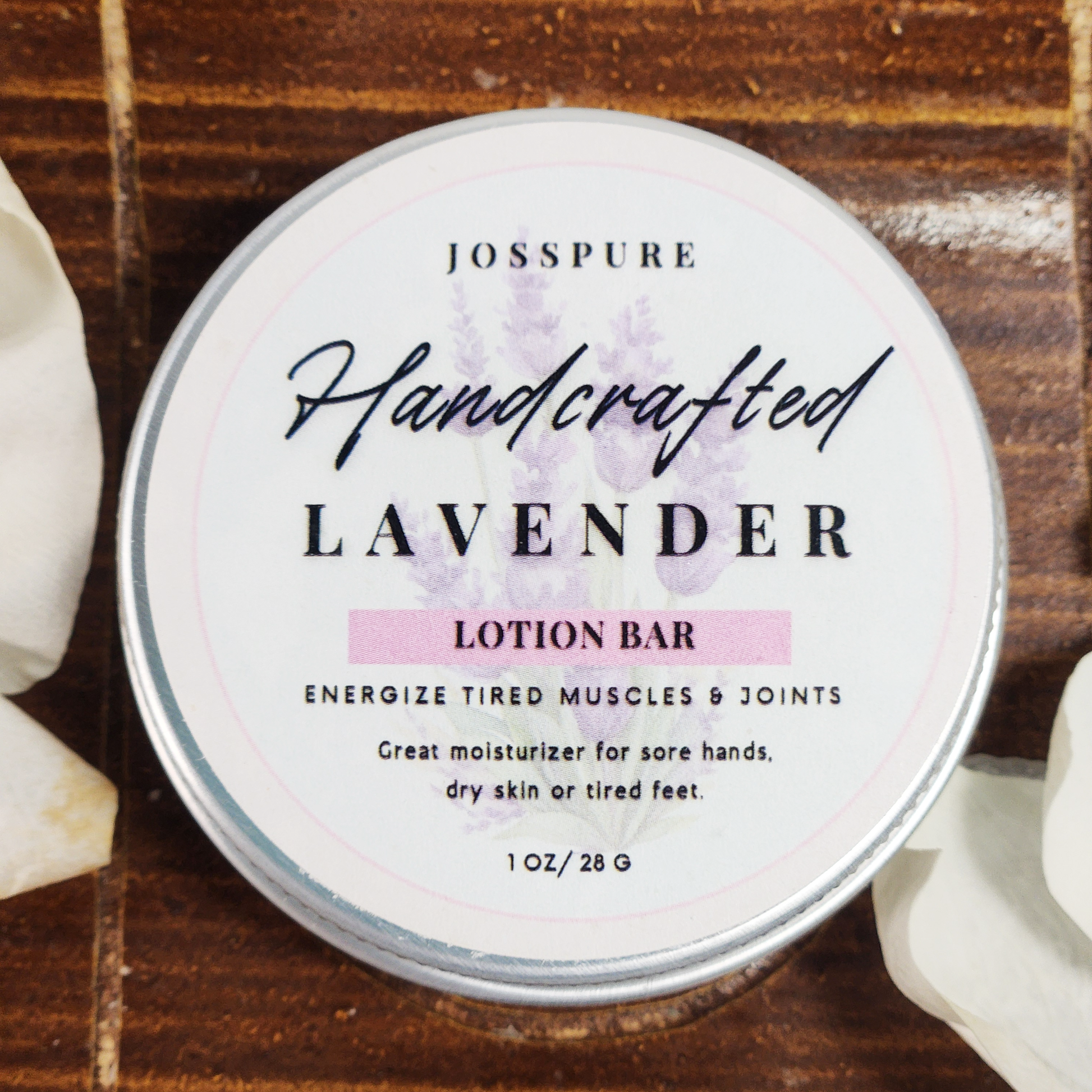 lavender mini lotion bar