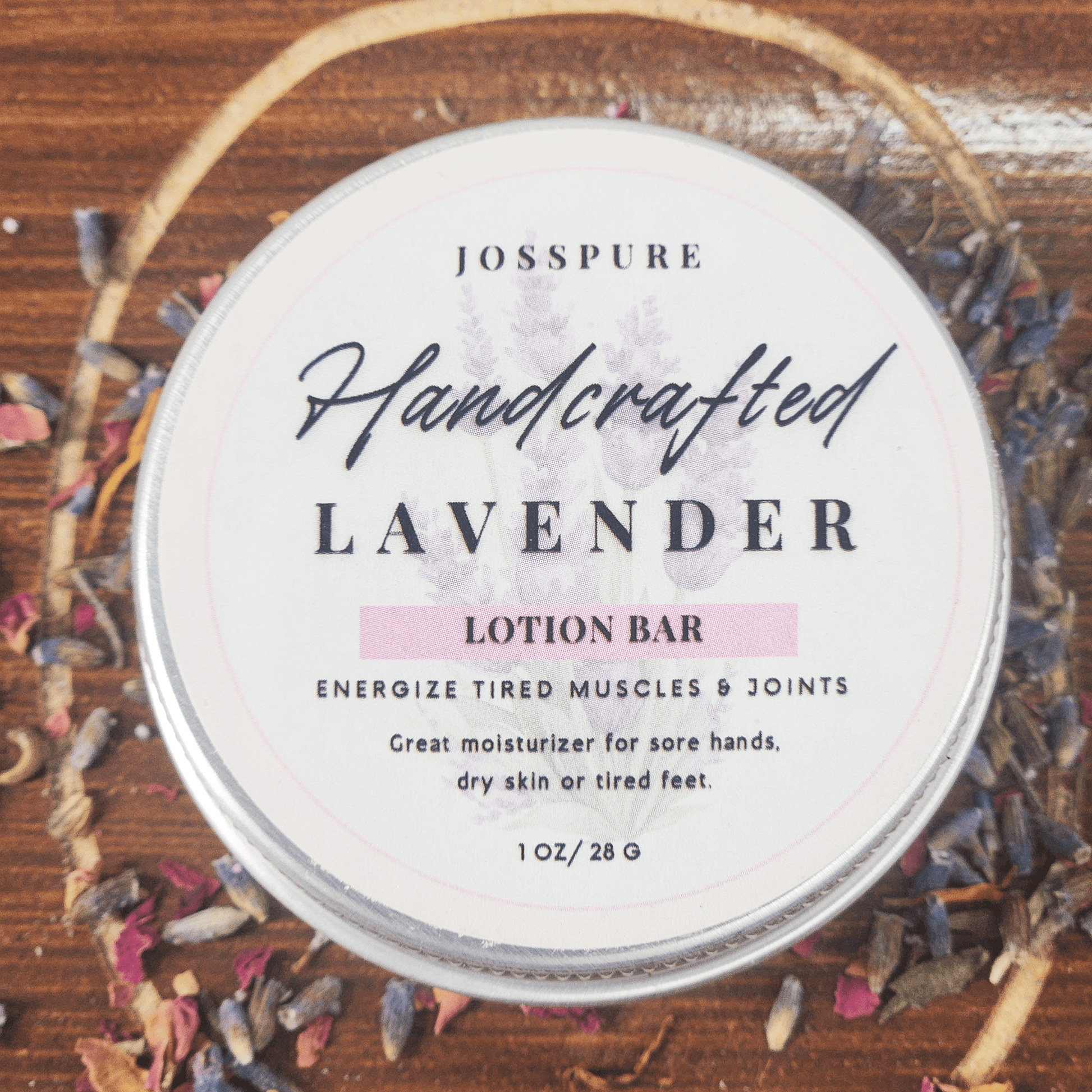 Lavender Travel Size Lotion Bar | Mini Lotion Bar