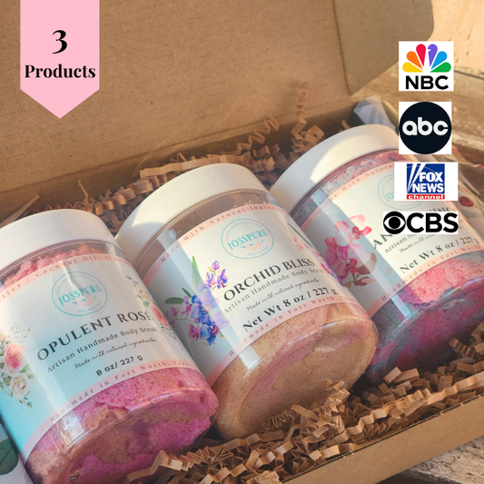 Holiday Floral Sugar Scrub Bundle