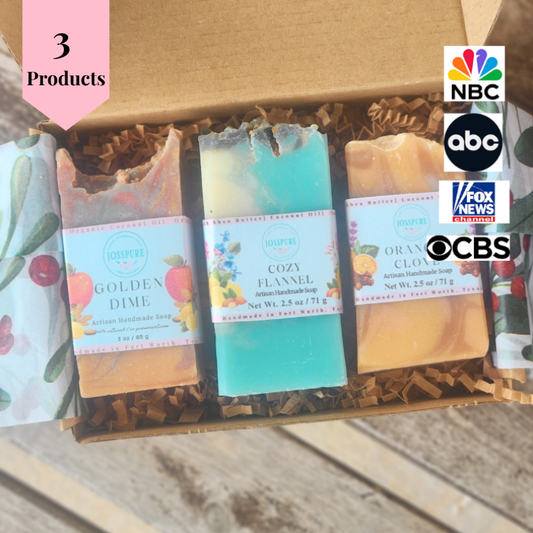 Womens Fall Gift Set - Handmade Shea Butter Soaps