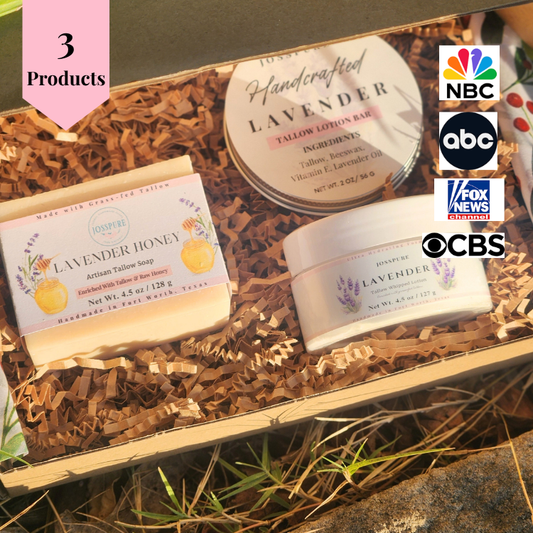 Carnivore Skincare Bundle |Tallow Soap |Whipped Lotion| Solid Lotion Bar