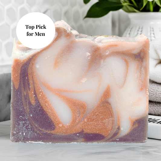 Mens Sandalwood Patchouli| Mild Shea Butter Soap