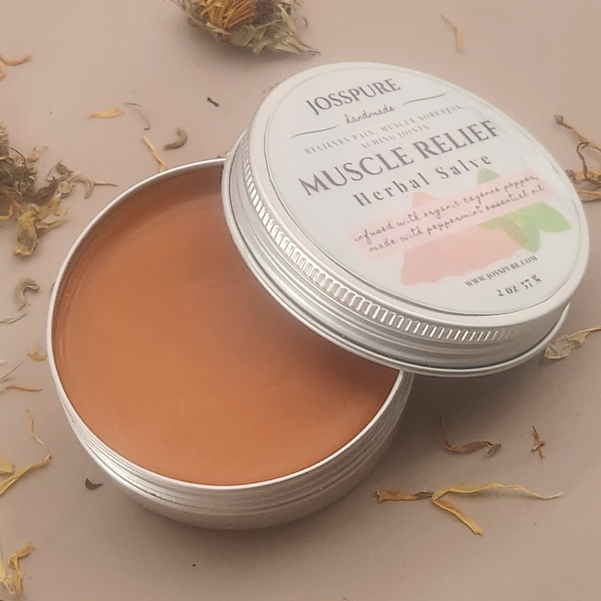 Muscle Relief Herbal Salve- Herbal Salve For Aches & Pain - JOSSPURE