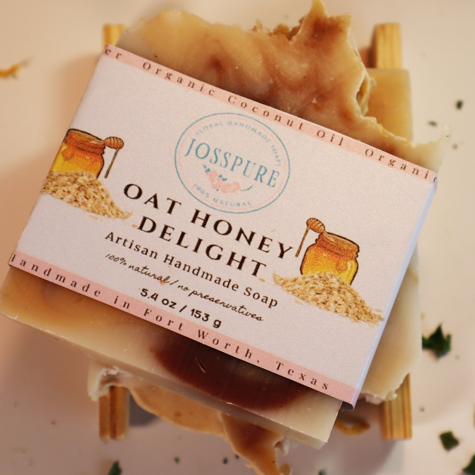 oatmeal honey handcrafted natural soap