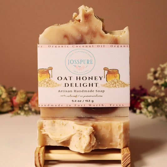 Oat Honey Delight Artisan Handcrafted Soap Bar Fort Worth Texas