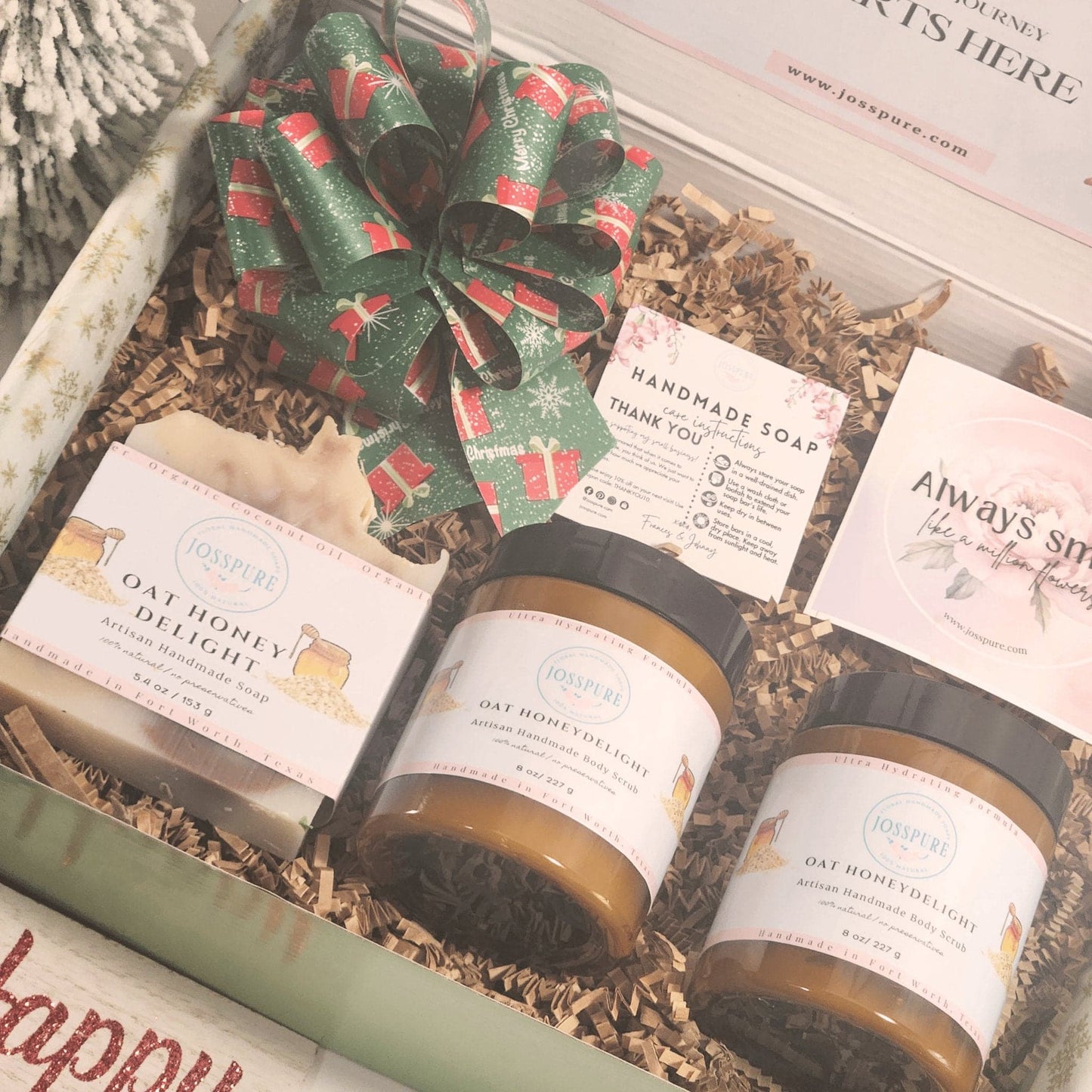  Oatmeal Honey Holiday Deluxe Gift Set in Fort Worth Texas