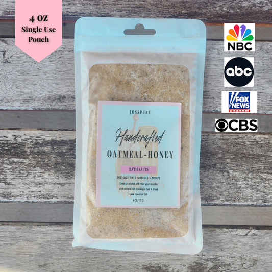 Handmade Bath Salt Pouch