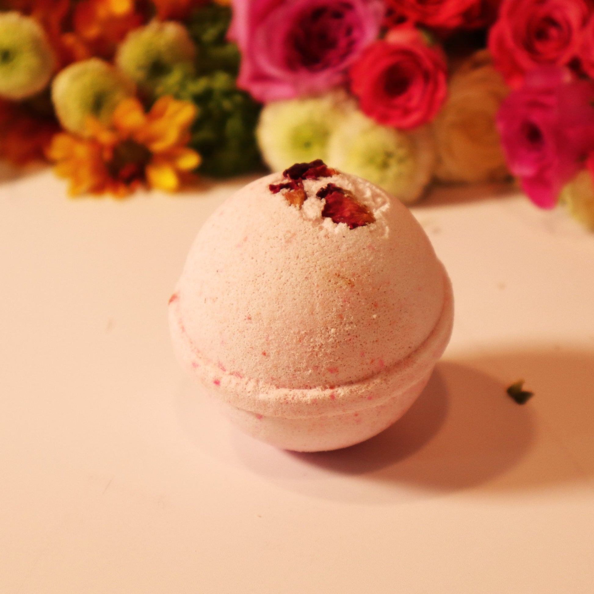 Opulent Rosé Bath Bomb Small Luxury Handcrafted Bath Bombs - JOSSPURE