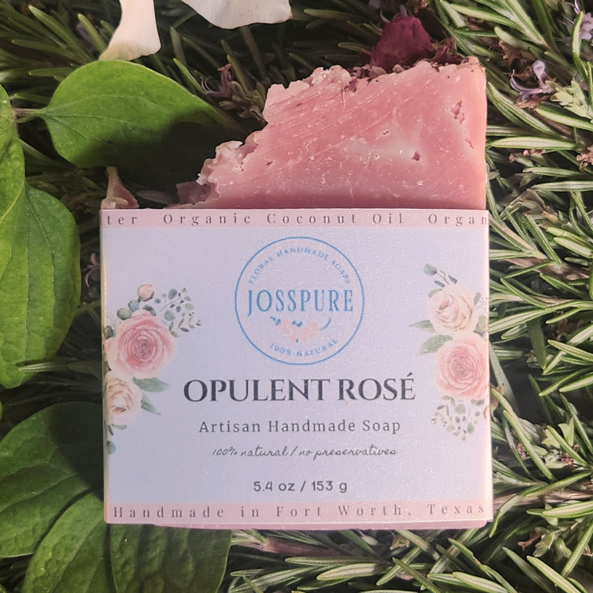 rose geranium handcrafted artisan soap in fort worth texas