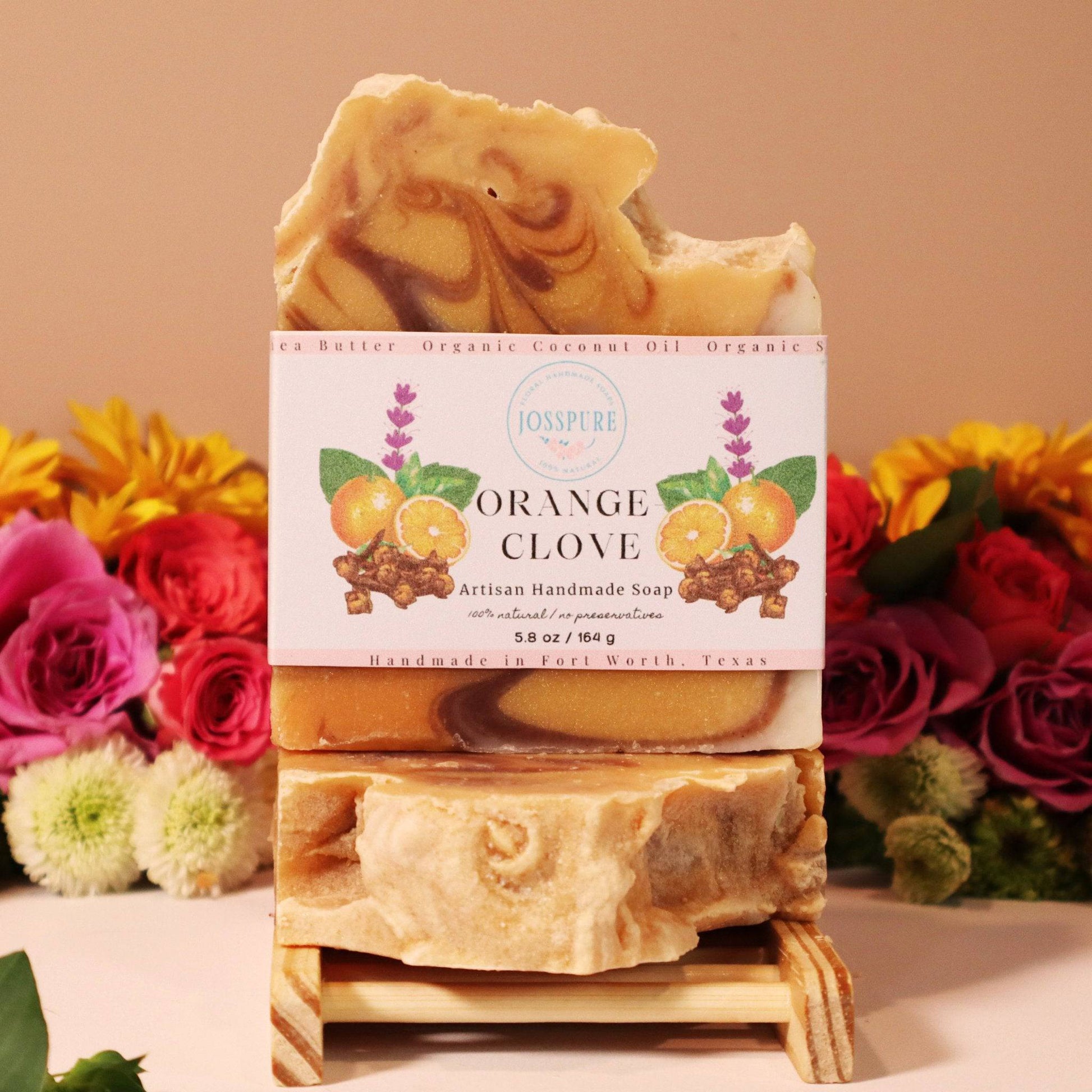 Orange-Clove Handcrafted Soap Bar in Fort Worth Texas