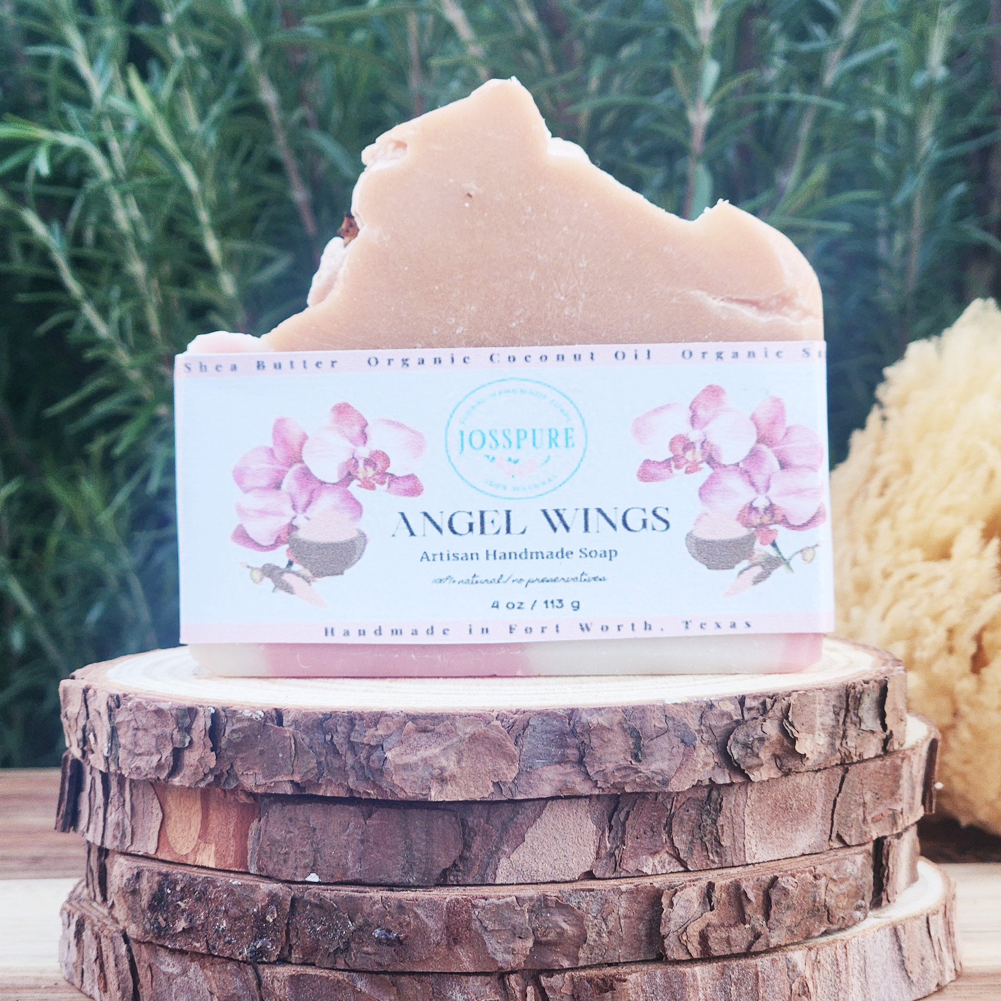 orchid sea salt artisan soap