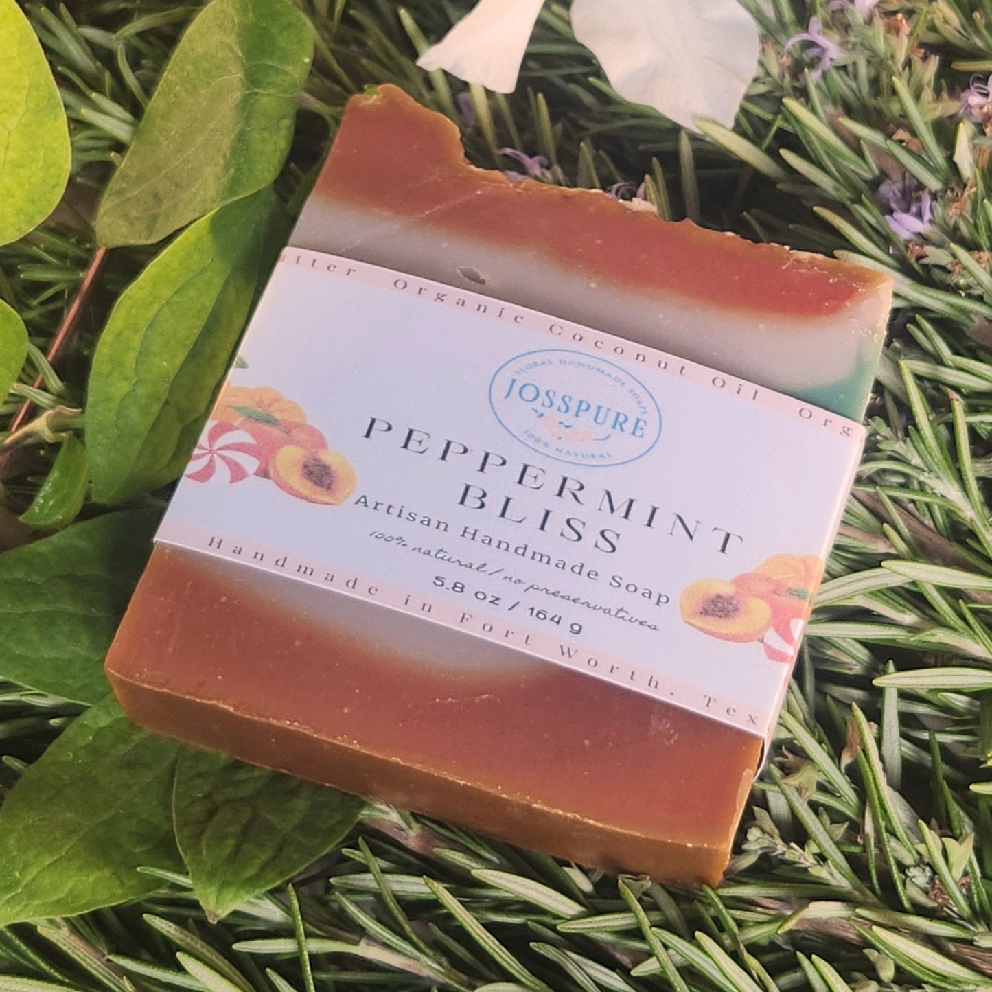 peppermint handmade soap