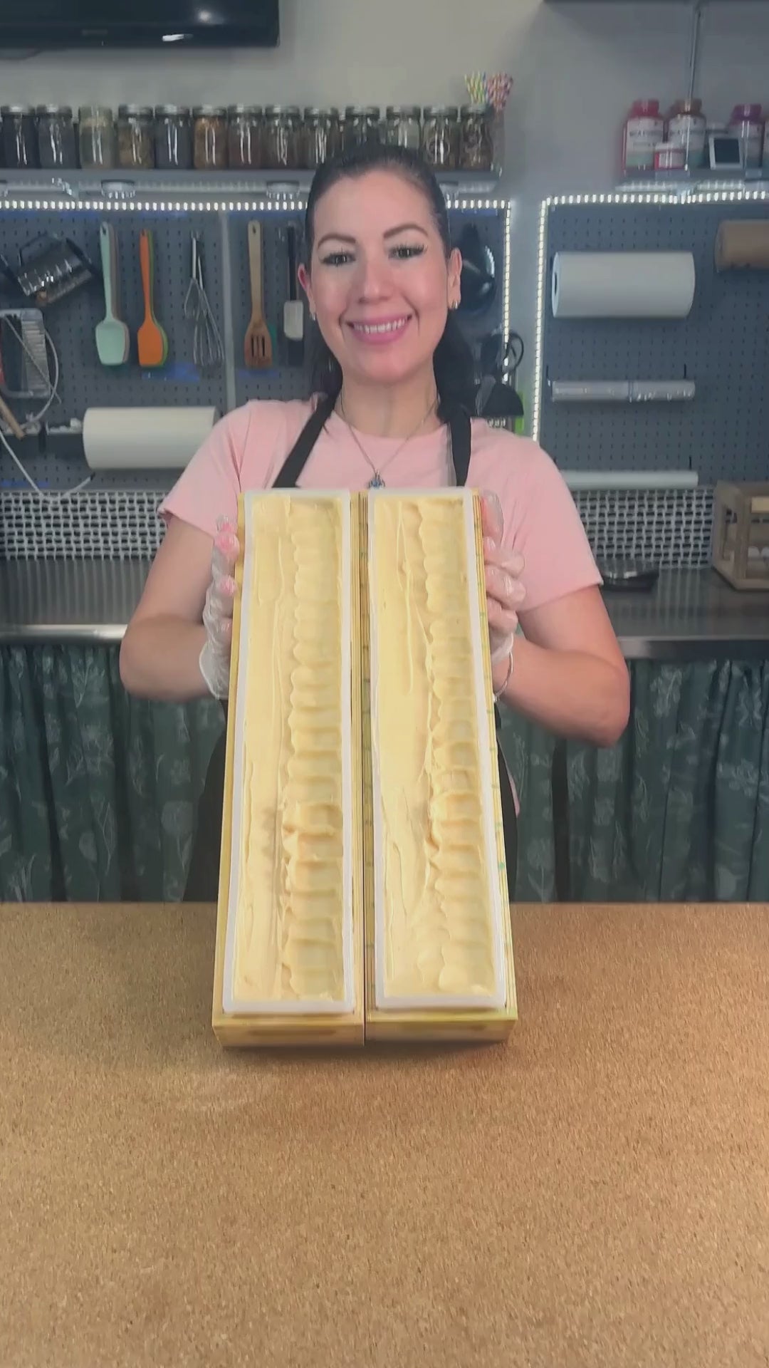 Apple Cider Vinegar and Yogurt Mild Shea Butter Soap soap making video