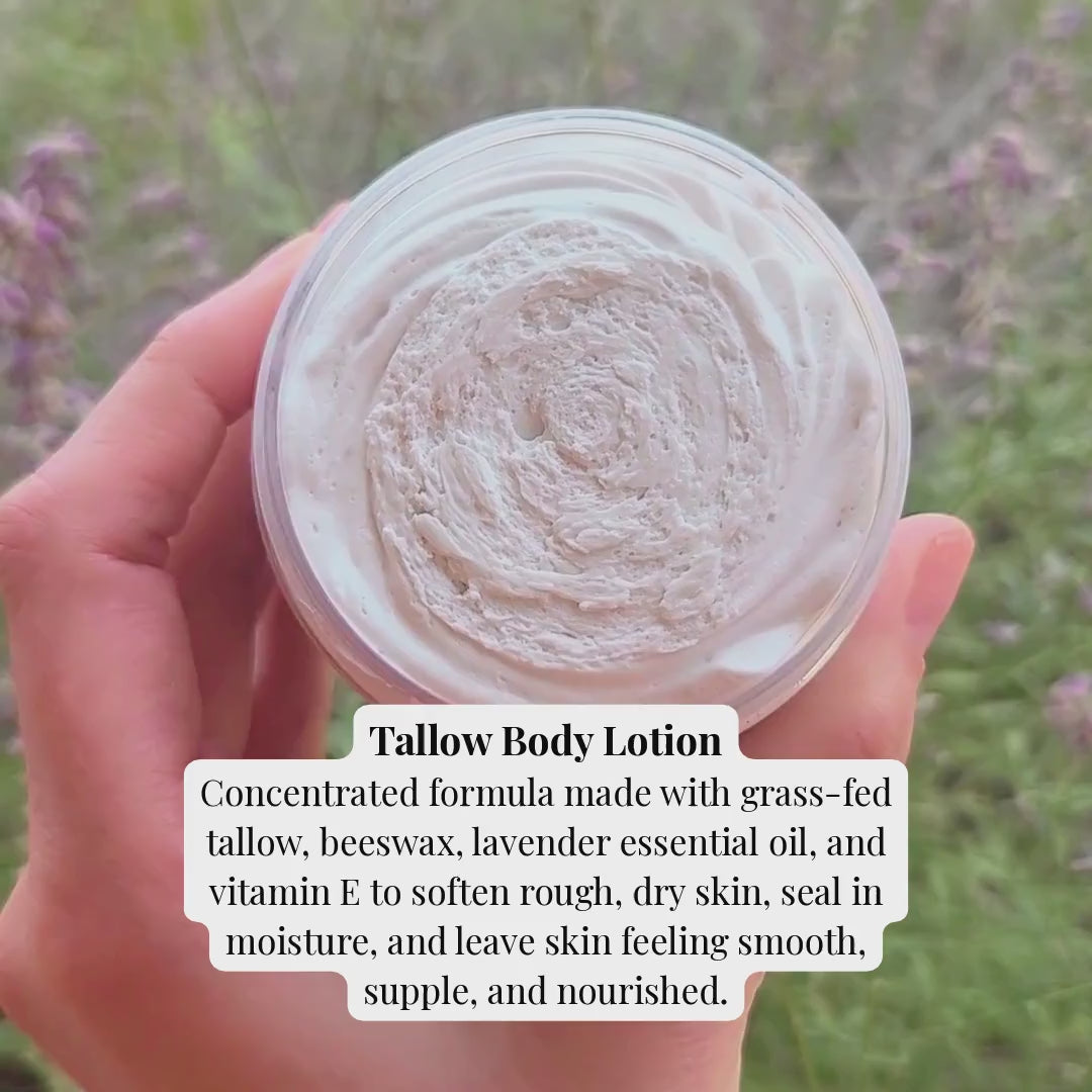tripple whipped tallow lotion