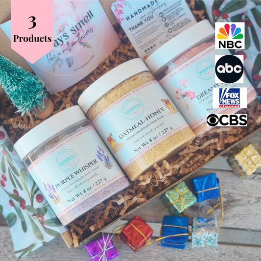 Pure Glow Bundle | Sugar Scrub Bundle Trio