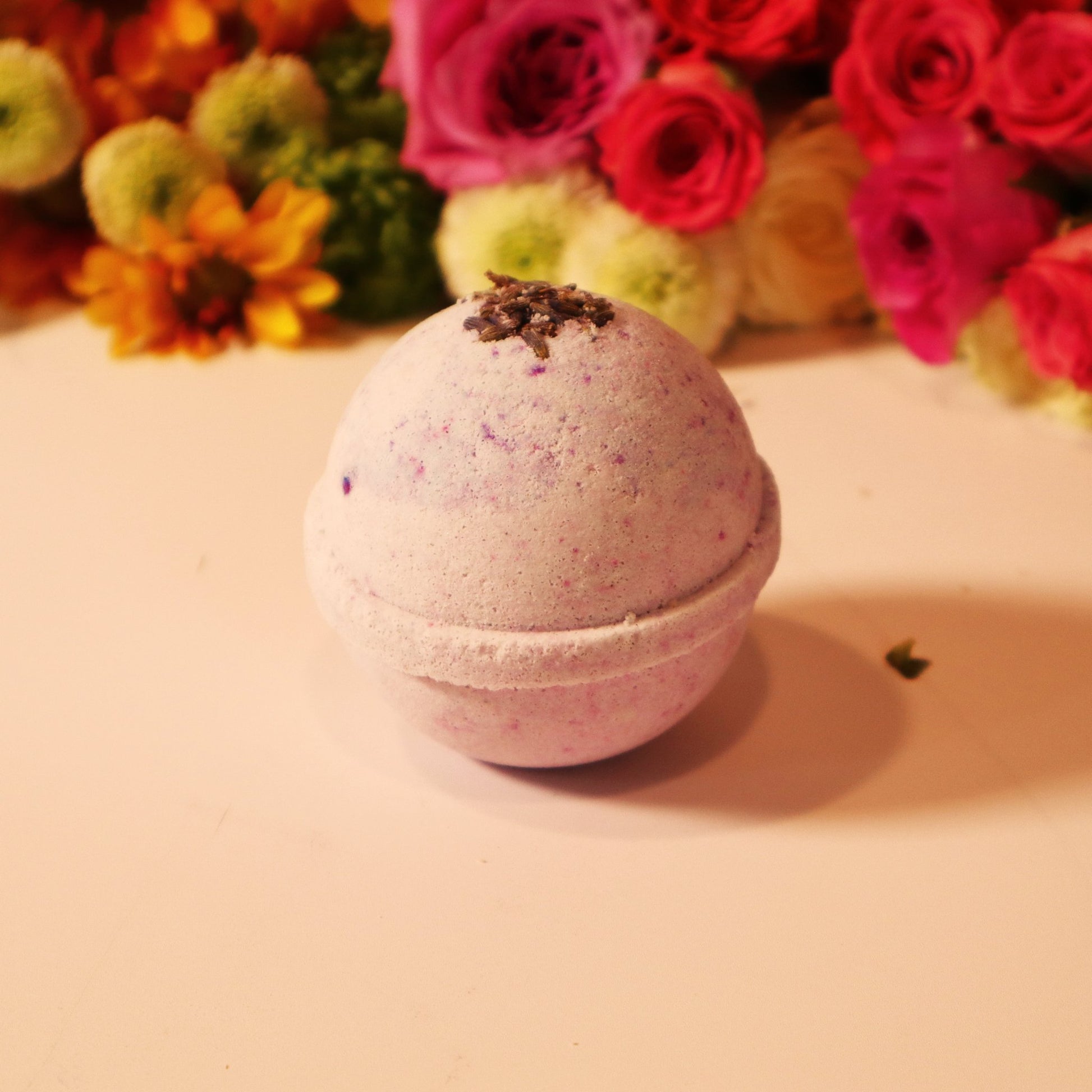 Purple Whisper Bath Bomb Small- Luxury Handcrafted Bath Bombs - JOSSPURE