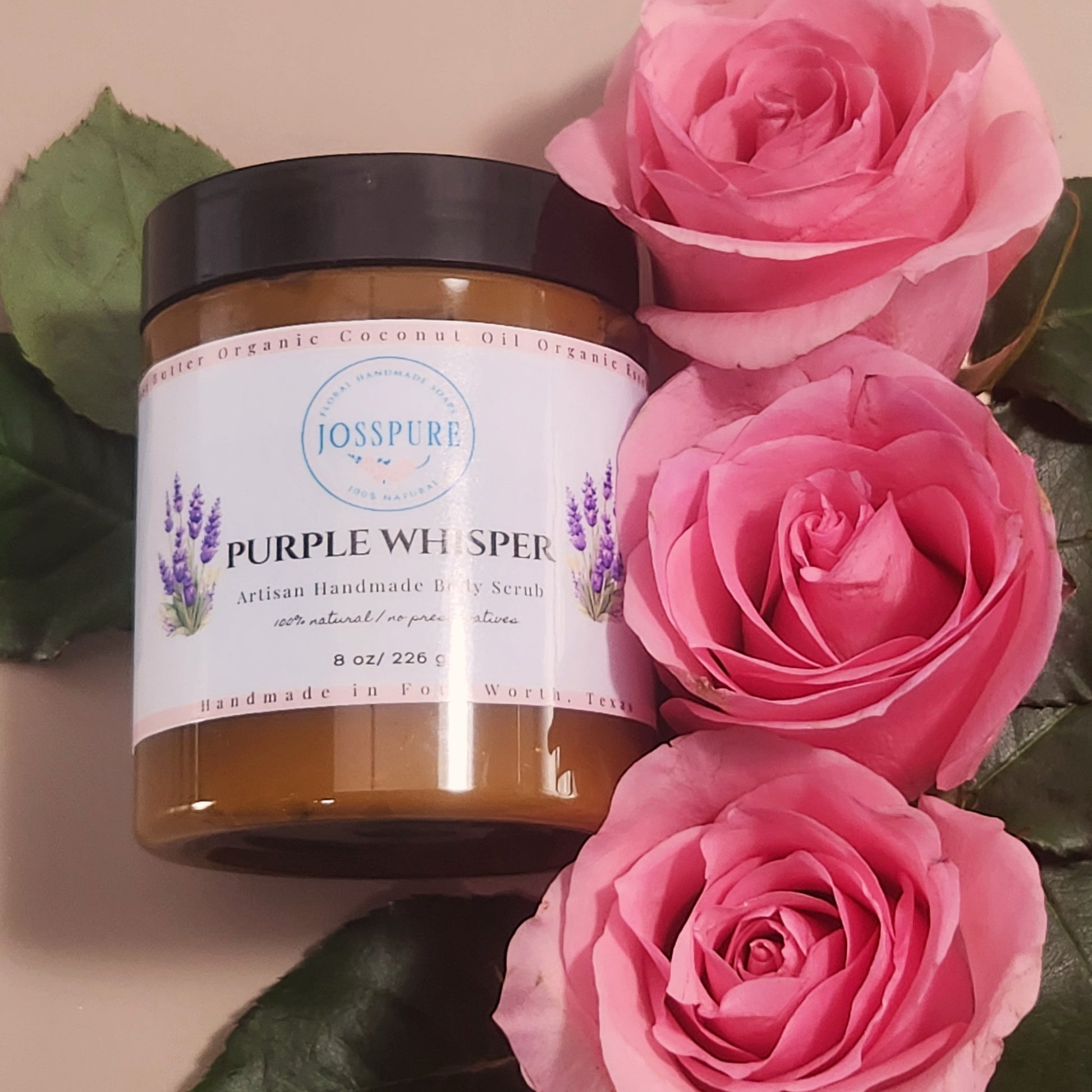 Purple Whisper Handmade Body Butter- Handmade Tallow Body Butter - JOSSPURE