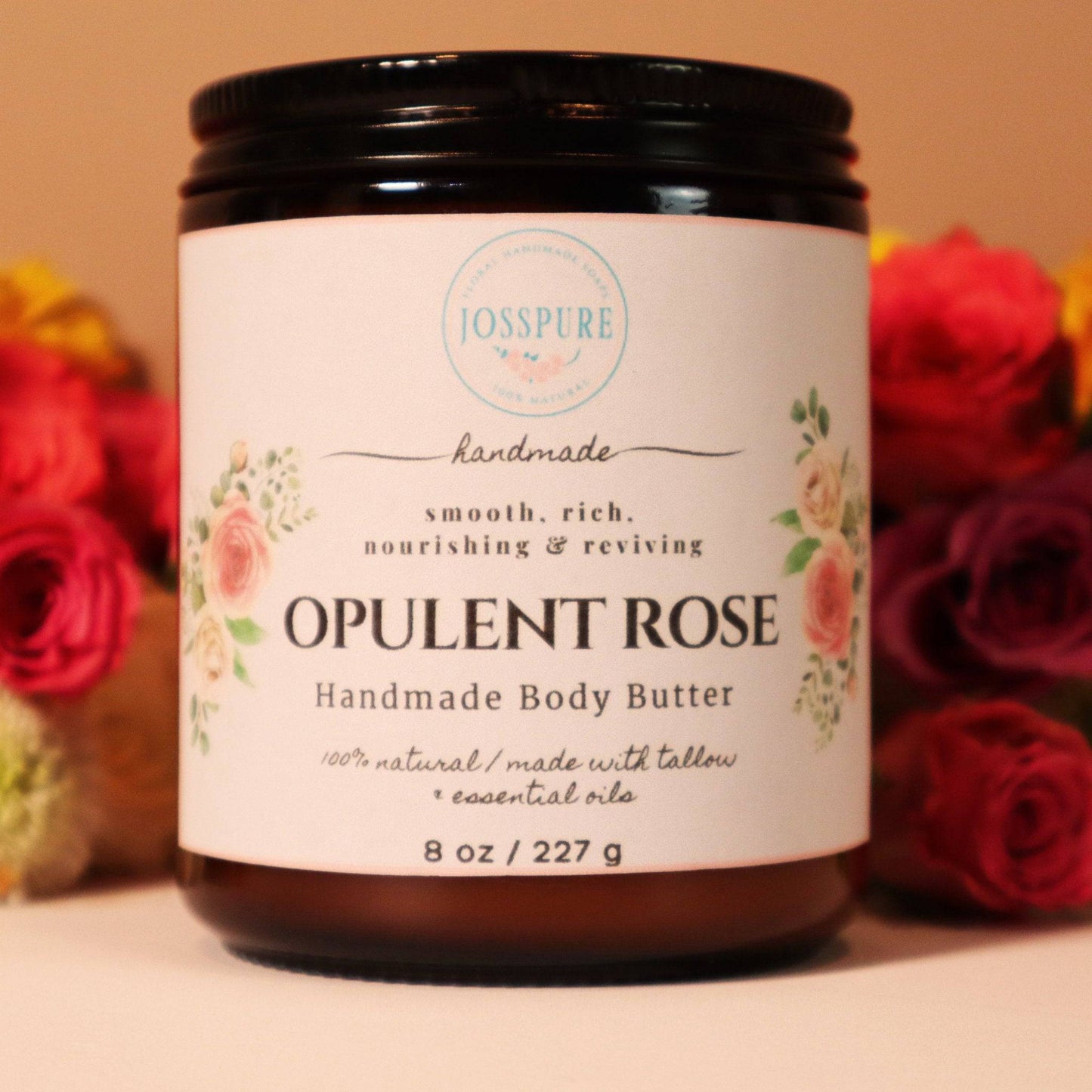 Rose Handmade Body Butter-Handcrafted Body Butter For Very Dry Skin - JOSSPURE; skin care