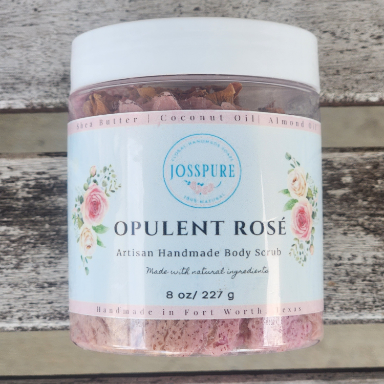 Opulent Rose Scrub | Luxury Sugar Scrub