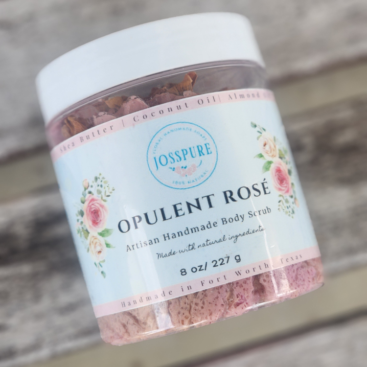 Opulent Rose Scrub | Luxury Sugar Scrub