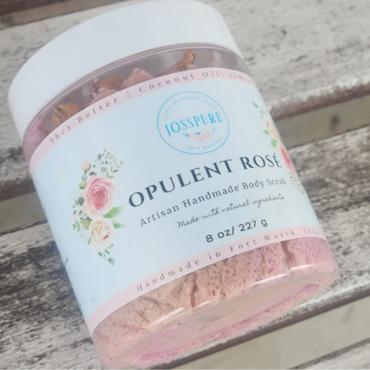 Opulent Rose Scrub | Luxury Sugar Scrub