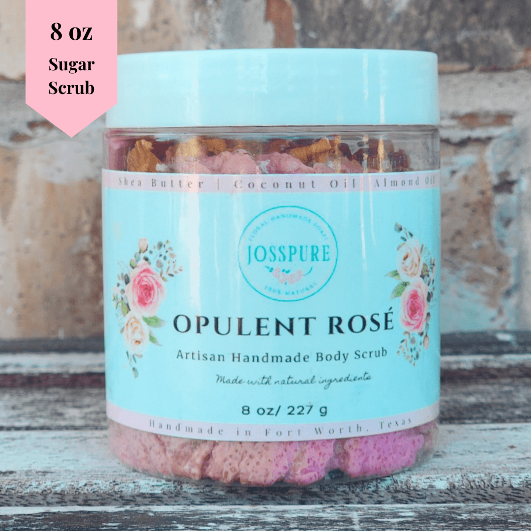 Opulent Rose Scrub | Luxury Sugar Scrub