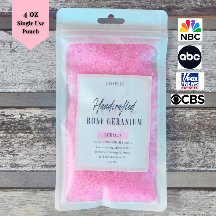 JOSSPURE Handmade Bath Salt Pouch with Shea Butter