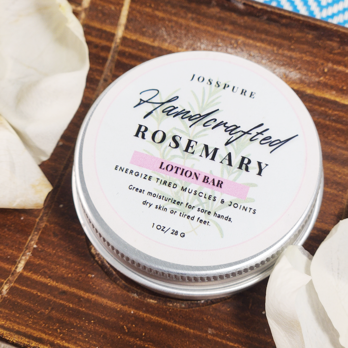 rosemary mini lotion bar