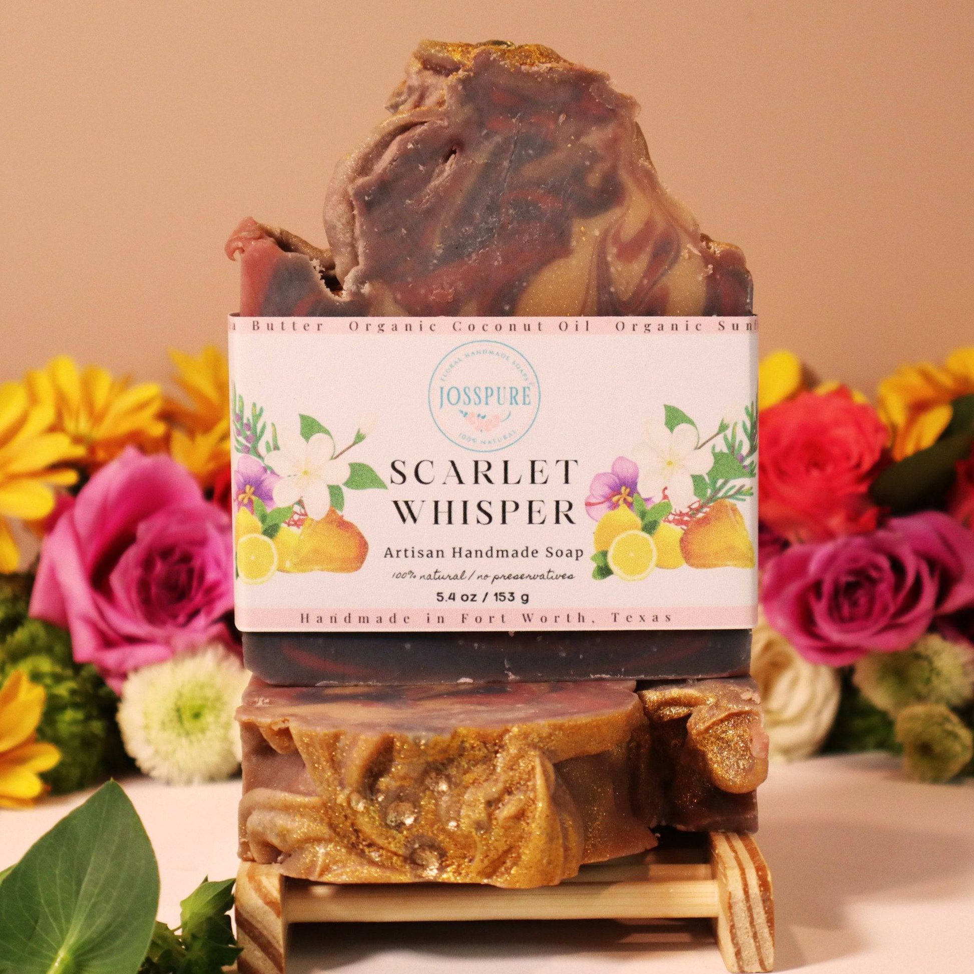 Scarlet Whisper Handmade Soap JOSSPURE | Natural Handcrafted Soap Bars & Body Care in Fort Worth, Texas