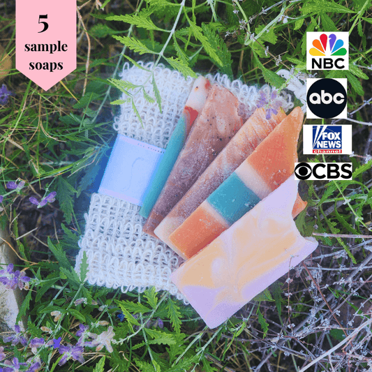 Shea Butter Soap Sampler|5 Sample Bars