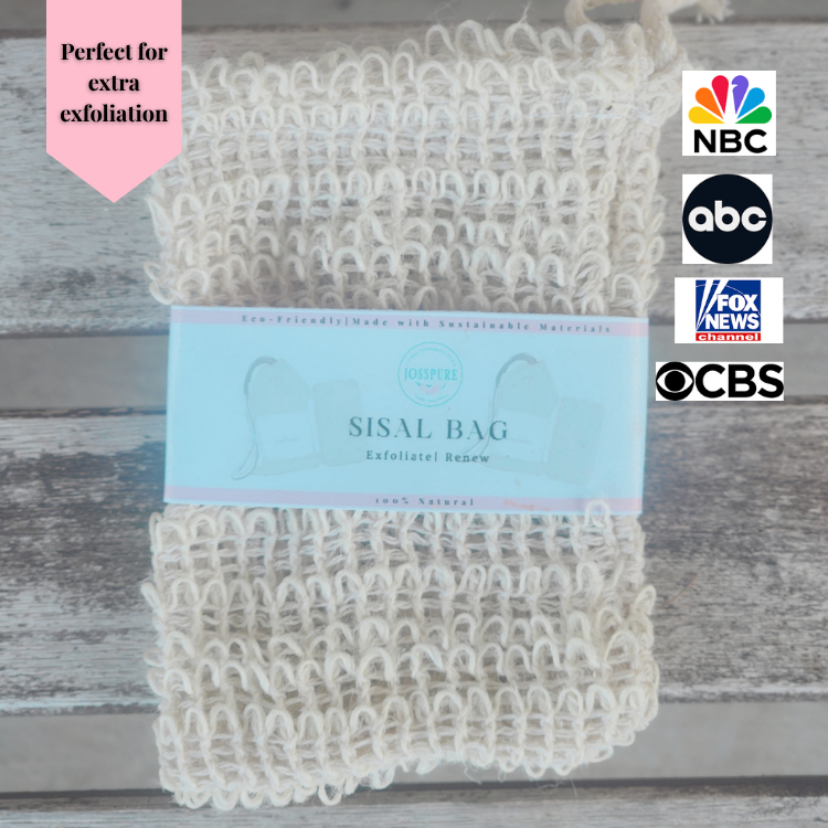 Eco-Friendly Cotton Sisal Bag for Soap Bars