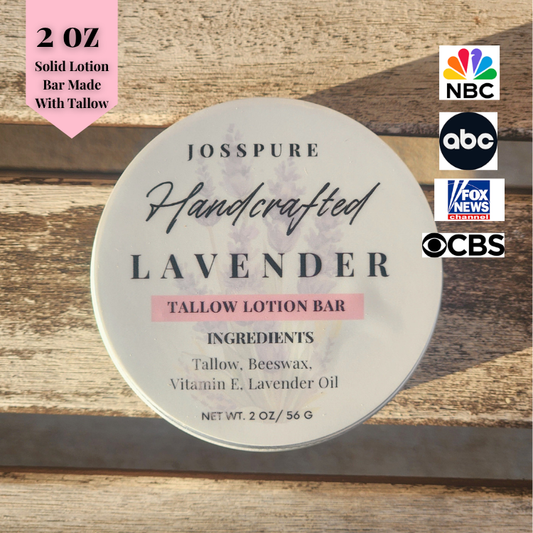 Lavender Tallow Lotion Bar|Carnivore Skincare