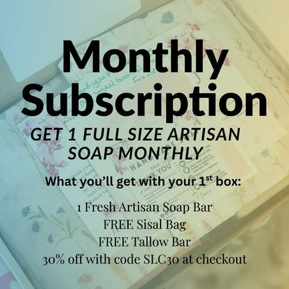 Soap Lovers Club | Ultra-Nourishing Artisan Soap Bars — Delivered Monthly