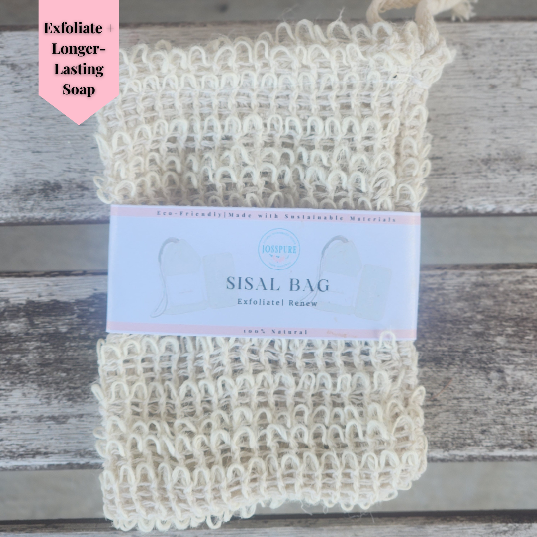 Eco-Friendly Cotton Sisal Bag — Boosts Lather, Adds Exfoliation & Helps Bar Last Longer