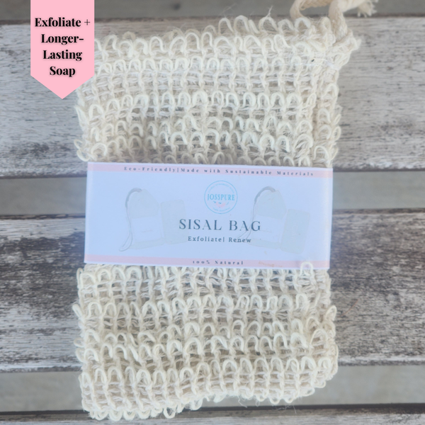 Eco-Friendly Cotton Sisal Bag — Boosts Lather, Adds Exfoliation & Helps Bar Last Longer