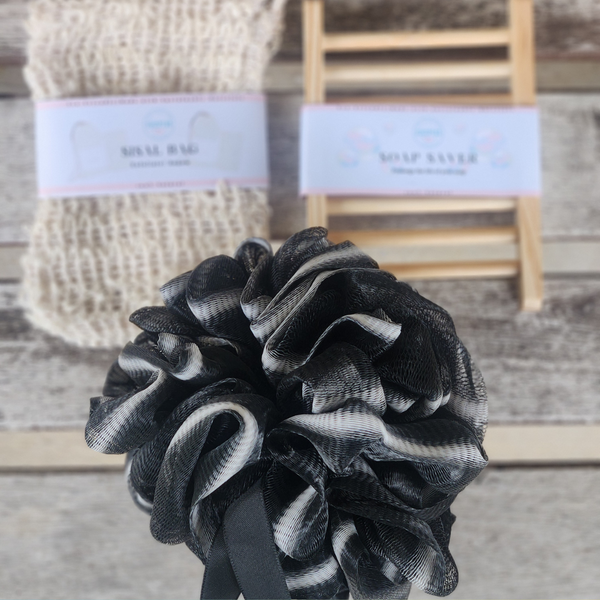 Soap Accesories Starter Pack-Sisal Bag, Soap Saver, Eco Sponge