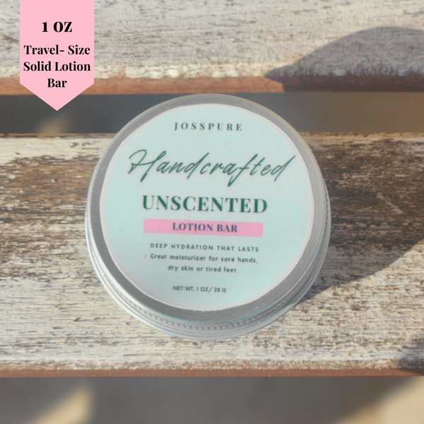 Unscented | Travel Size Mini Lotion Bar