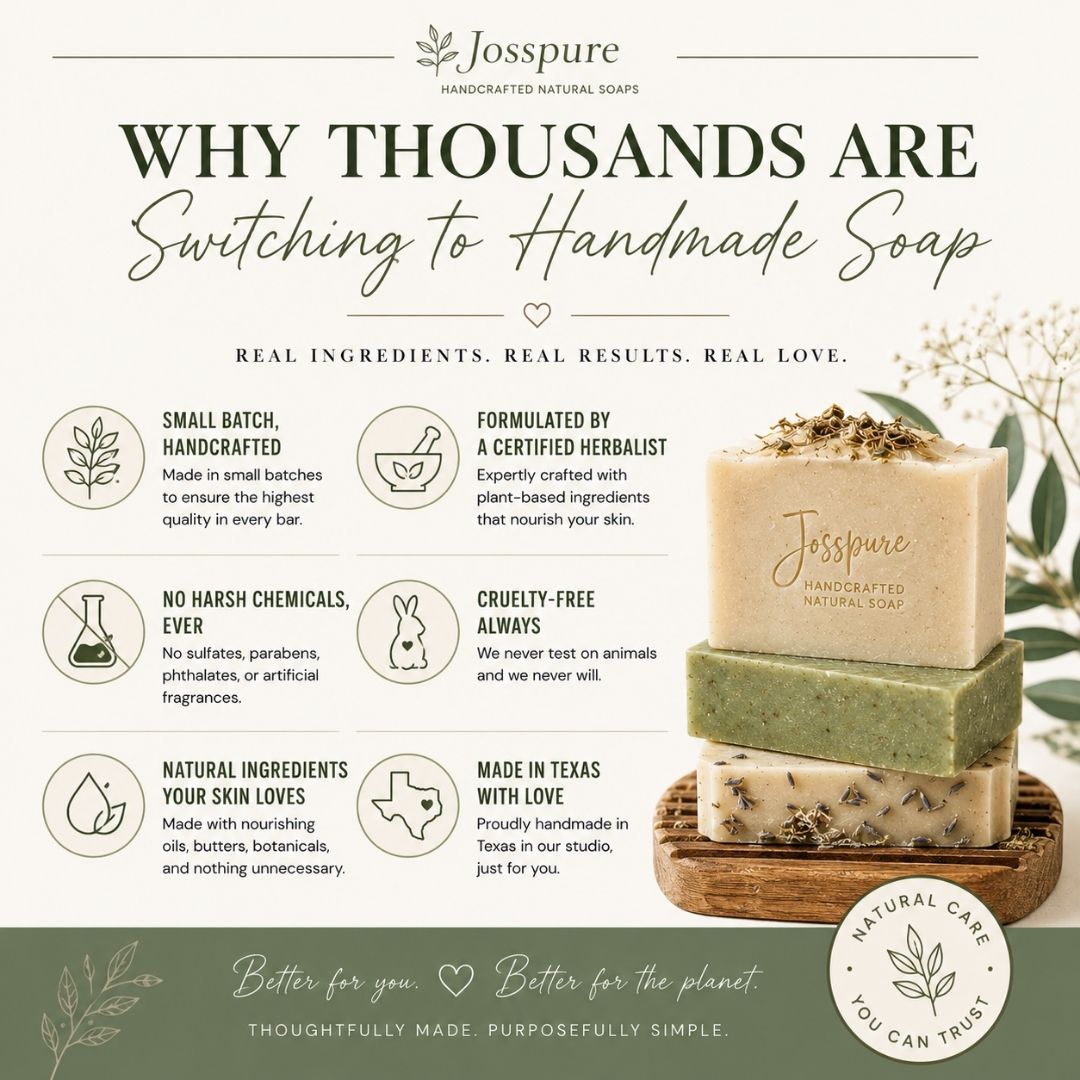 why are people switching to handmade soap graphic