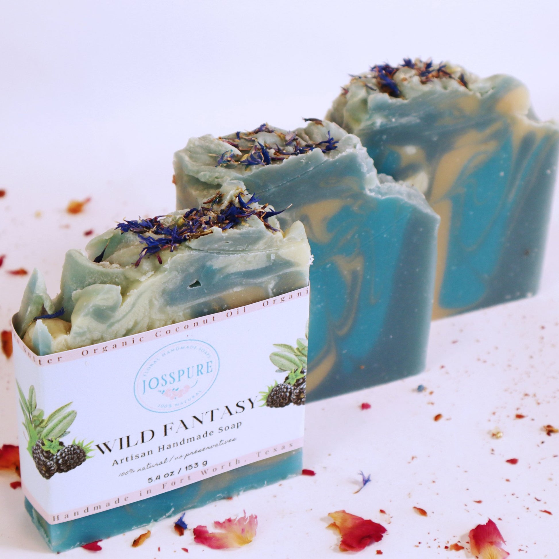 Wild Fantasy Artisan Handmade Soap- Blackberry Sage Handcrafted Soap Bar Handcrafted Soap Bar For Normal to Very Dry Skin