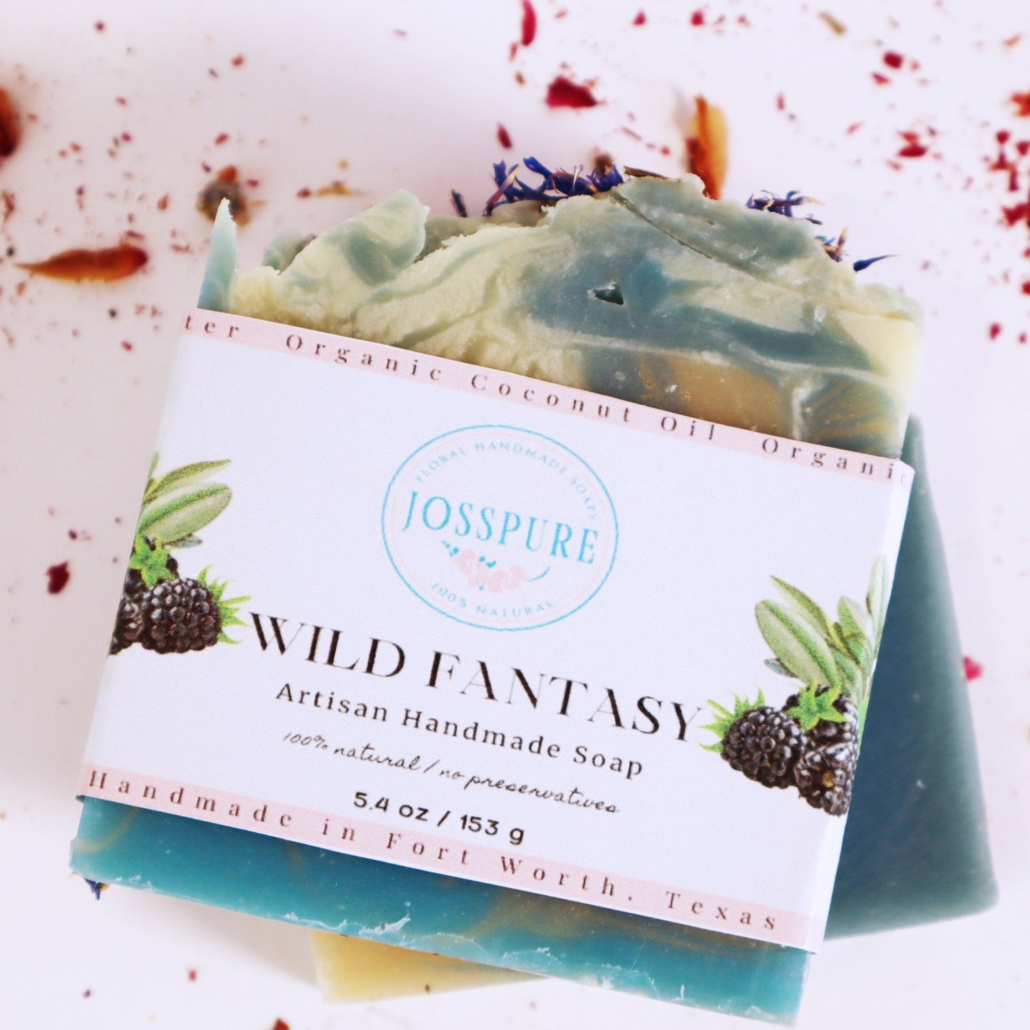 Wild Fantasy Artisan Handmade Soap- Blackberry Sage Handcrafted Soap Bar Handcrafted Soap Bar For Normal to Very Dry Skin