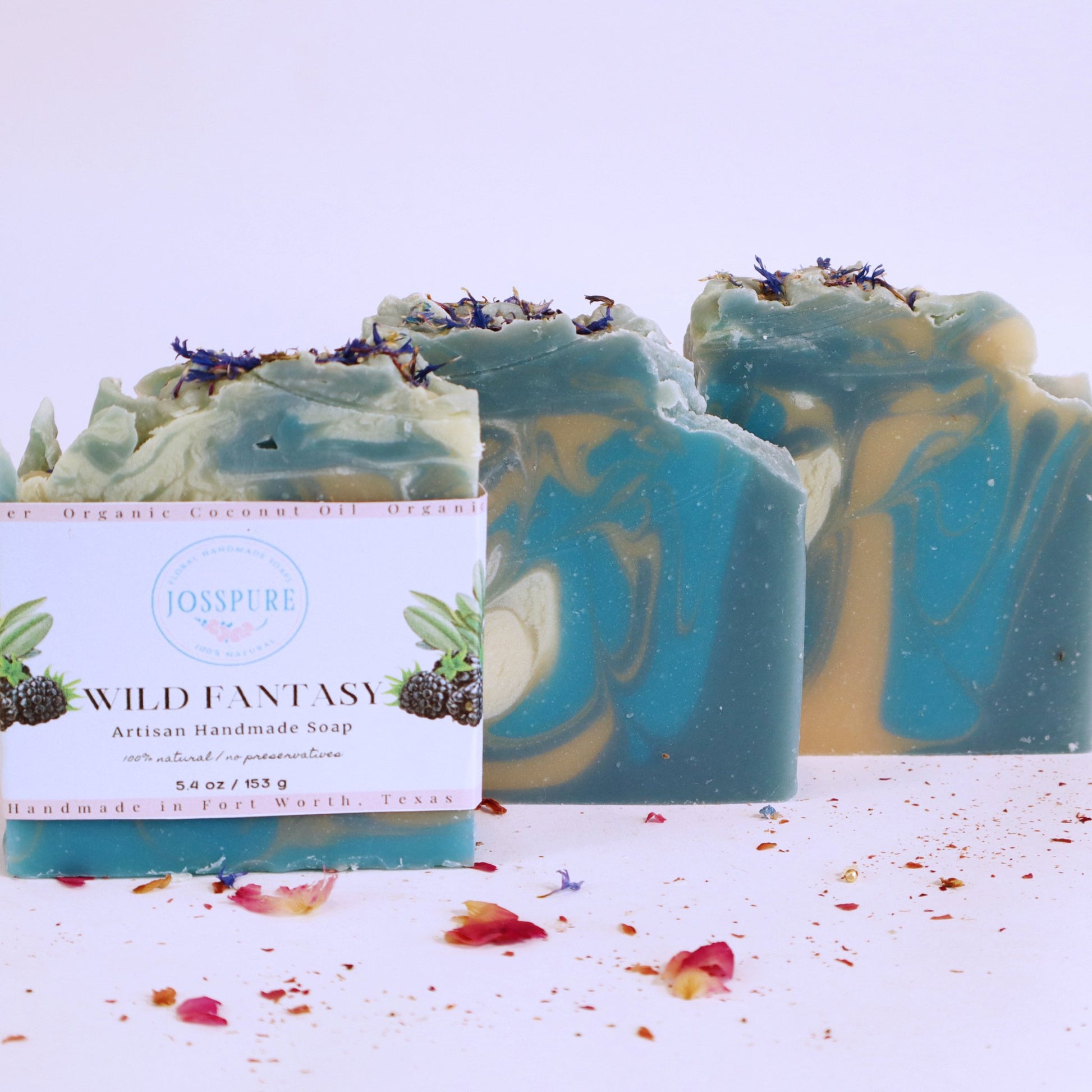 Wild Fantasy Artisan Handmade Soap- Blackberry Sage Handcrafted Soap Bar Handcrafted Soap Bar For Normal to Very Dry Skin