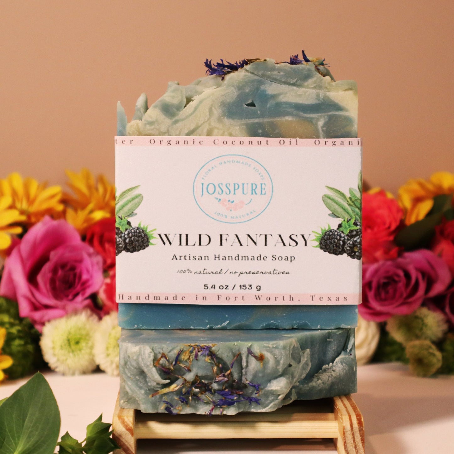 Wild Fantasy Artisan Handmade Soap- Blackberry Sage Handcrafted Soap Bar - JOSSPURE