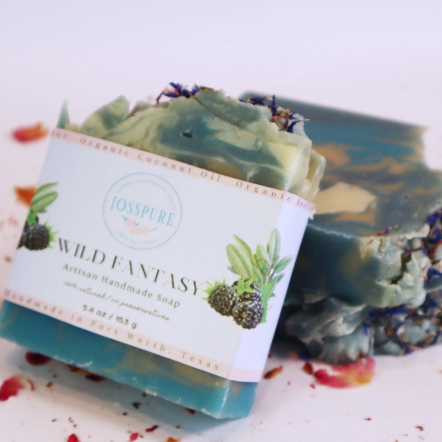 Wild Fantasy Artisan Handmade Soap- Blackberry Sage Handcrafted Soap Bar Handcrafted Soap Bar For Normal to Very Dry Skin